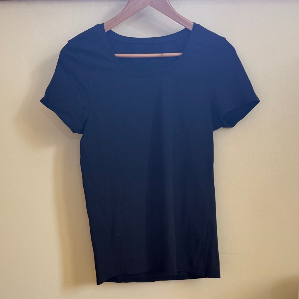 Pact Women's Black Short Sleeve Tee